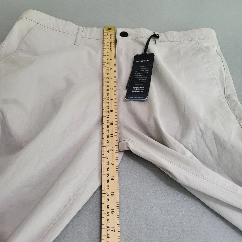 NWT‎ Kenneth Cole Techni-Cole Tapered Fit Stretch Lightweight Pants Men's 34x32